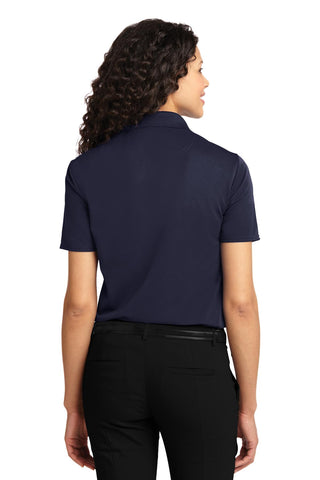 Port Authority Ladies Dry Zone Ottoman Polo (Navy)