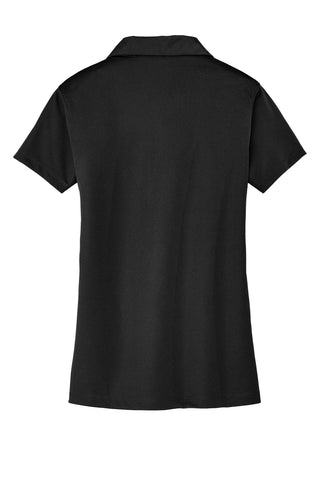 Port Authority Ladies Tech Pique Polo (Black)