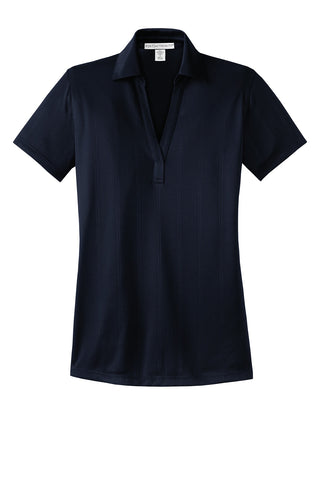 Port Authority Ladies Performance Fine Jacquard Polo (True Navy)