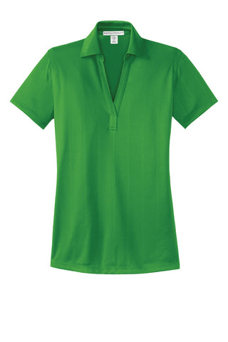 Port Authority Ladies Performance Fine Jacquard Polo (Vine Green)