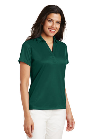 Port Authority Ladies Performance Fine Jacquard Polo (Green Glen)