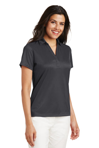 Port Authority Ladies Performance Fine Jacquard Polo (Grey Smoke)