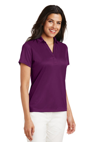 Port Authority Ladies Performance Fine Jacquard Polo (Violet Purple)