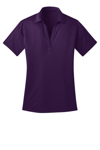 Port Authority Ladies Silk Touch Performance Polo (Bright Purple)