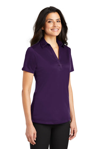 Port Authority Ladies Silk Touch Performance Polo (Bright Purple)