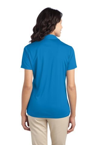 Port Authority Ladies Silk Touch Performance Polo (Brilliant Blue)