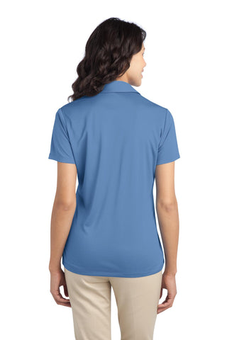 Port Authority Ladies Silk Touch Performance Polo (Carolina Blue)