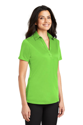 Port Authority Ladies Silk Touch Performance Polo (Lime)