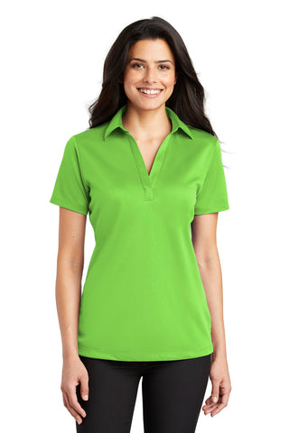 Port Authority Ladies Silk Touch Performance Polo (Lime)