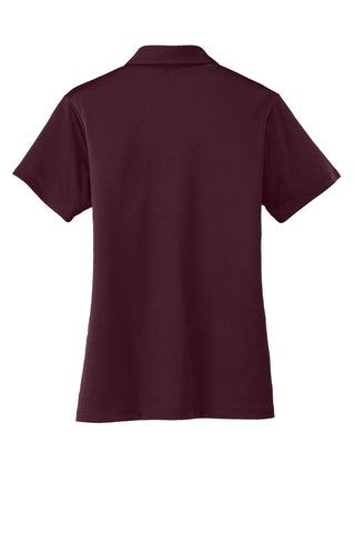 Port Authority Ladies Silk Touch Performance Polo (Maroon)