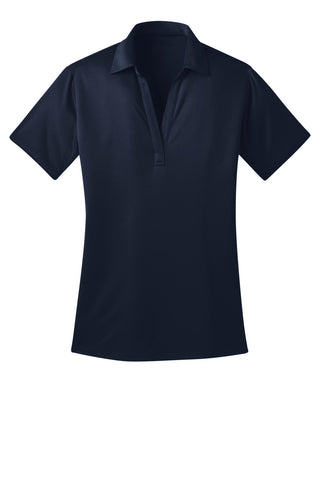 Port Authority Ladies Silk Touch Performance Polo (Navy)