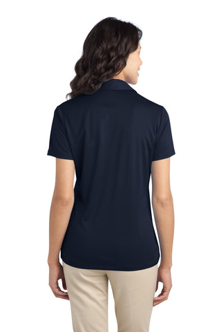 Port Authority Ladies Silk Touch Performance Polo (Navy)