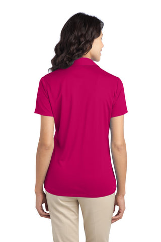 Port Authority Ladies Silk Touch Performance Polo (Pink Raspberry)