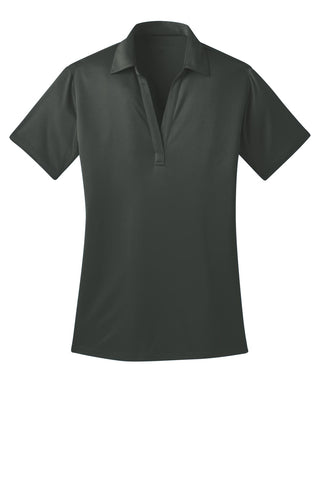 Port Authority Ladies Silk Touch Performance Polo (Steel Grey)