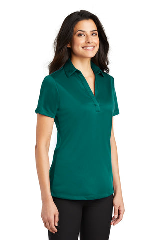 Port Authority Ladies Silk Touch Performance Polo (Teal Green)