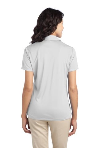 Port Authority Ladies Silk Touch Performance Polo (White)