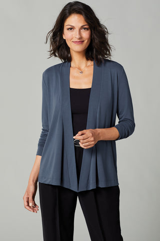 Port Authority Ladies Concept Open Cardigan (Grey Smoke)