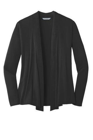 Port Authority Ladies Concept Open Cardigan (Black)