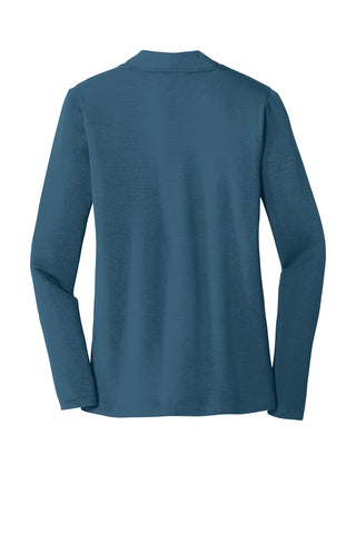 Port Authority Ladies Concept Open Cardigan (Dusty Blue)