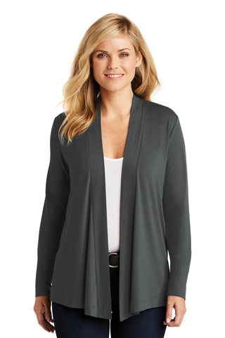 Port Authority Ladies Concept Open Cardigan (Grey Smoke)