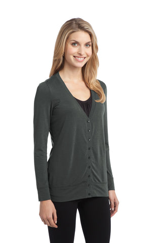 Port Authority Ladies Concept Cardigan (Grey Smoke)