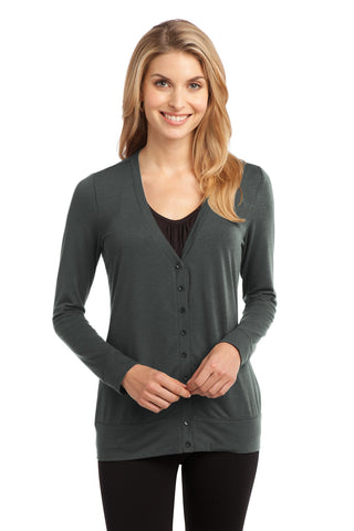 Port Authority Ladies Concept Cardigan (Grey Smoke)