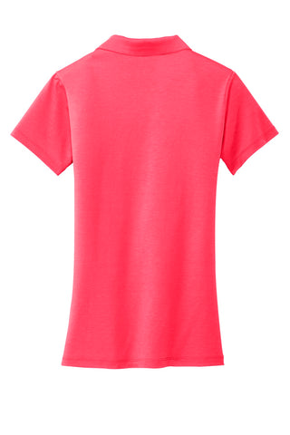 Port Authority Ladies Cotton Touch Performance Polo (Hot Coral)