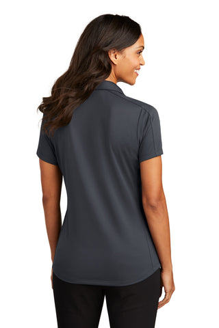 Port Authority Ladies Diamond Jacquard Polo (Graphite)