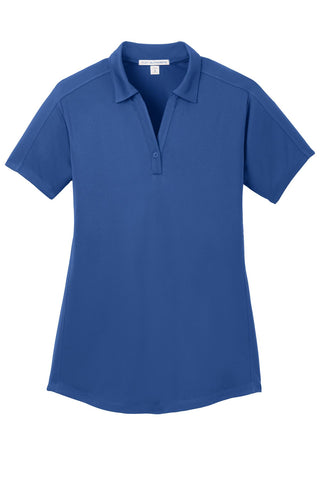 Port Authority Ladies Diamond Jacquard Polo (True Blue)