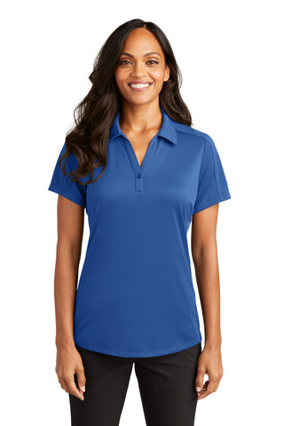 Port Authority Ladies Diamond Jacquard Polo (True Blue)