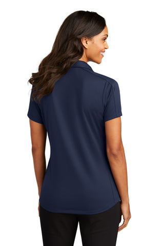 Port Authority Ladies Diamond Jacquard Polo (True Navy)