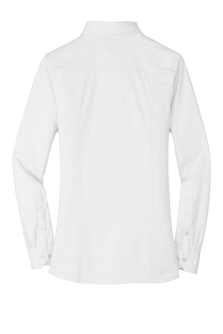 Port Authority Ladies Dimension Knit Dress Shirt (White)