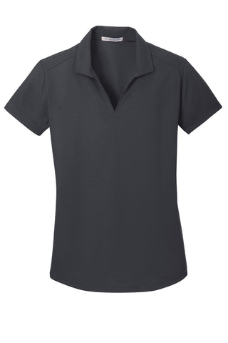 Port Authority Ladies Dry Zone Grid Polo (Battleship Grey)