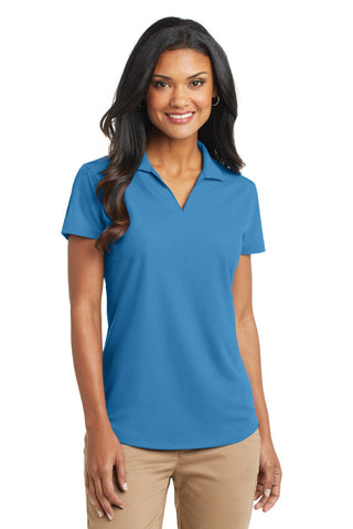 Port Authority Ladies Dry Zone Grid Polo (Celadon Blue)