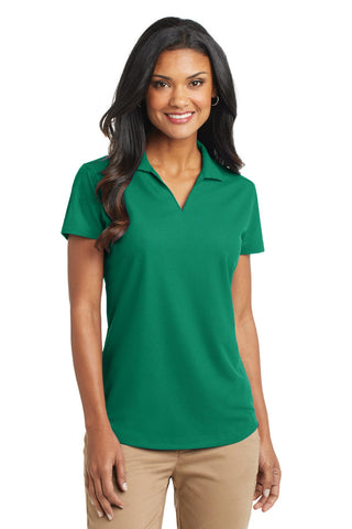 Port Authority Ladies Dry Zone Grid Polo (Jewel Green)