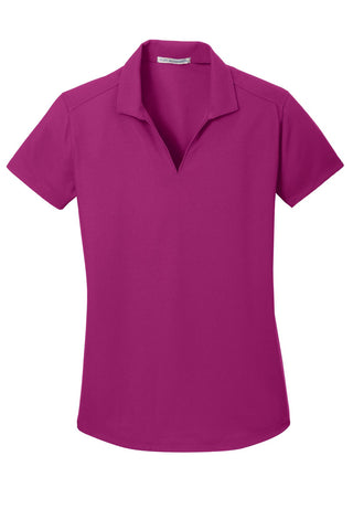 Port Authority Ladies Dry Zone Grid Polo (Magenta)