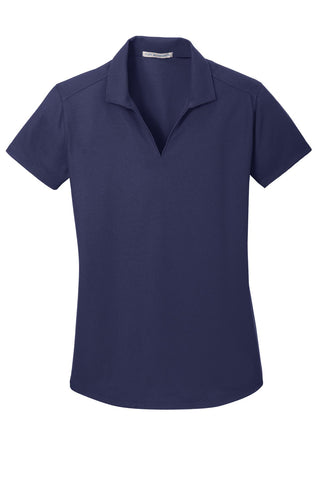 Port Authority Ladies Dry Zone Grid Polo (True Navy)