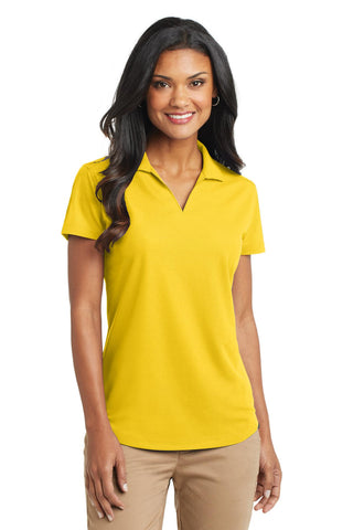 Port Authority Ladies Dry Zone Grid Polo (Yellow)