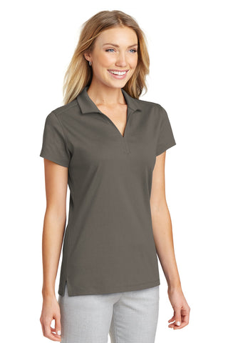 Port Authority Ladies Rapid Dry Mesh Polo (Grey Smoke)