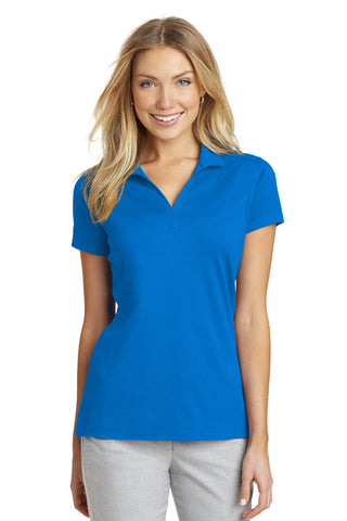 Port Authority Ladies Rapid Dry Mesh Polo (Skydiver Blue)