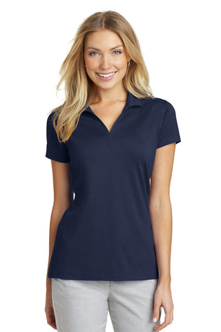 Port Authority Ladies Rapid Dry Mesh Polo (True Navy)