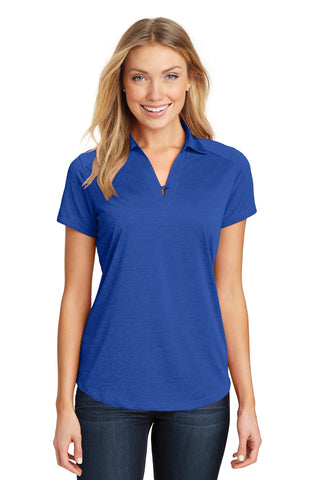 Port Authority Ladies Digi Heather Performance Polo (True Royal)