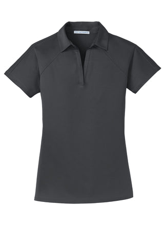 Port Authority Ladies Crossover Raglan Polo (Battleship Grey)