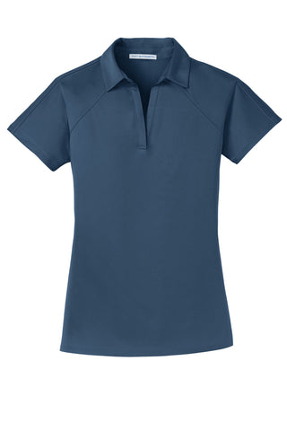 Port Authority Ladies Crossover Raglan Polo (Regatta Blue)