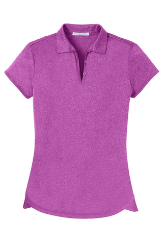 Port Authority Ladies Trace Heather Polo (Berry Heather)