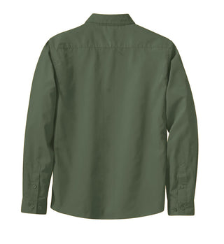 Port Authority Ladies Long Sleeve Easy Care Shirt (Clover Green)