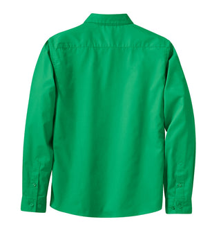 Port Authority Ladies Long Sleeve Easy Care Shirt (Court Green)