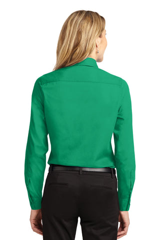 Port Authority Ladies Long Sleeve Easy Care Shirt (Court Green)