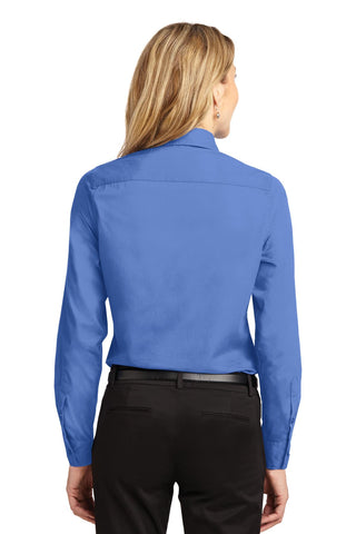 Port Authority Ladies Long Sleeve Easy Care Shirt (Ultramarine Blue)