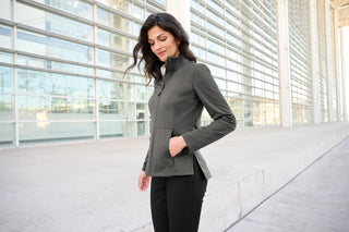 Port Authority Ladies Flexshell Jacket (Smoke Grey)